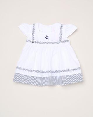 Rock a bye boutique H12907NB * RBH12907-A Sailor Dress Set (0-9 months)