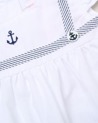 Rock a bye boutique H12907INF * RBH12907-B Sailor Dress Set (9-24 months)