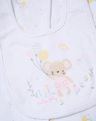 Rock a bye boutique H13272NB * RBH13272 "Hello Baby " 5 Piece Layette Set (Nb-6 months)