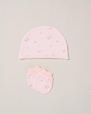 Rock a bye boutique H13290NB * RBH13290 "Pretty Flowers " 5 Piece Layette Set (Nb-6 months)