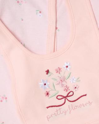 Rock a bye boutique H13290NB * RBH13290 "Pretty Flowers " 5 Piece Layette Set (Nb-6 months)