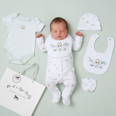 RBH13291G  "Dinosaur" 5 Piece Layette Set  (Nb-6 months)