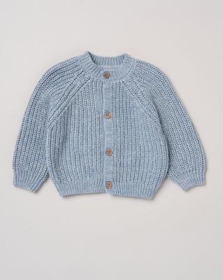 Rock a bye boutique H13664 * RBH13664 Blue "Hello" Cardigan (0-12 months)