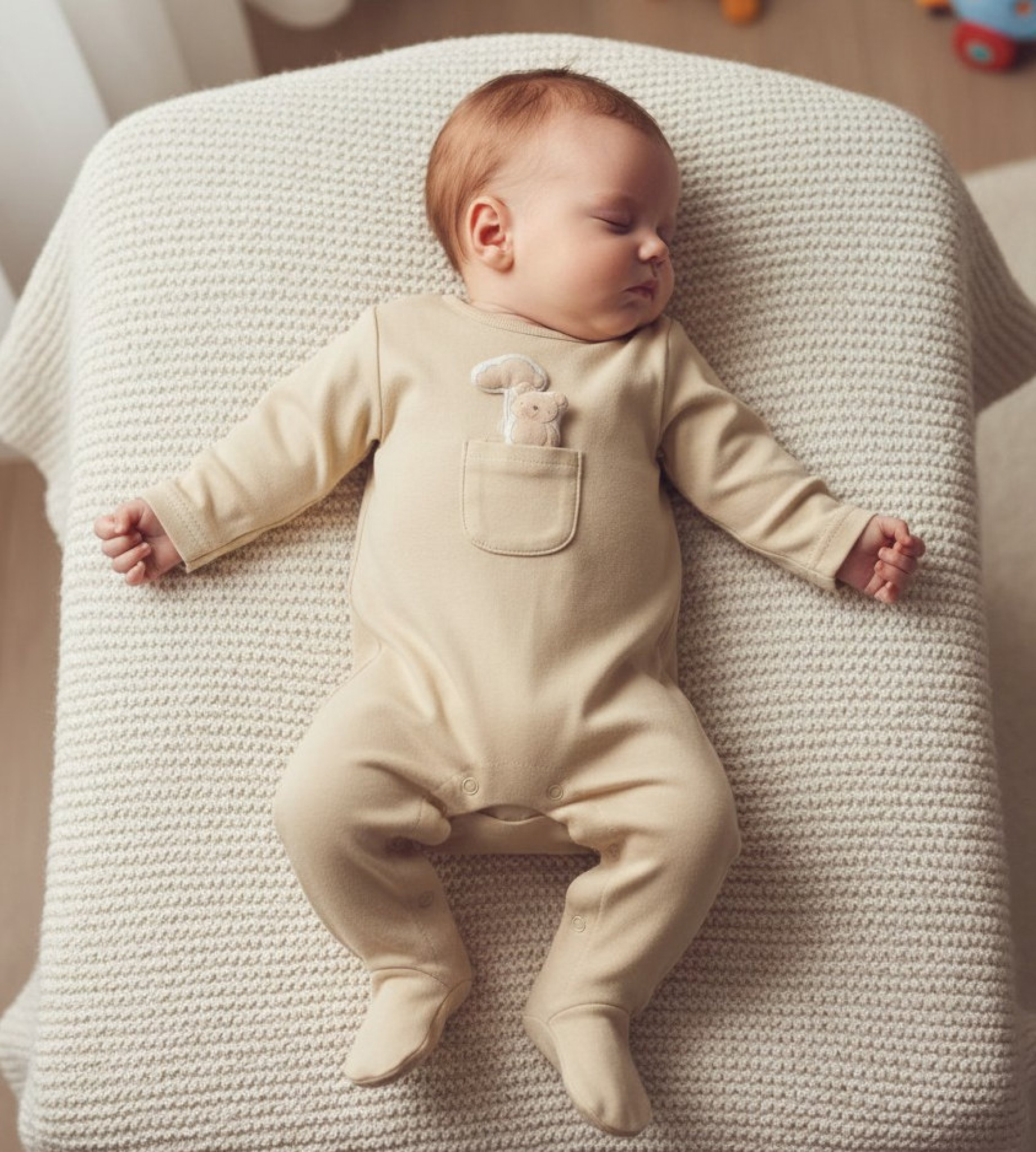 Rock a bye boutique H14052NB * RBH14049B Pocket "Teddy" All In One (0-9 months)