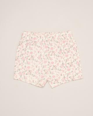 Rock a bye boutique H14298 * RBH14298 Floral top and shorts with teddy bear (0-9 months)