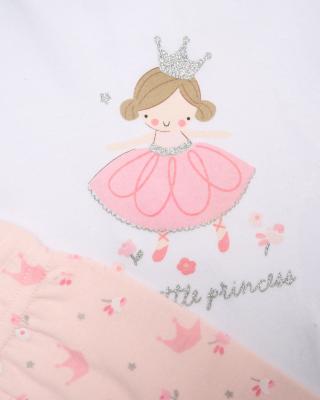 Rock a bye boutique H14301 * RBH14301 Princess  top and shorts with plushie (0-9 months)