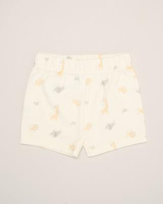 Rock a bye boutique H14301 * RBH14310 Giraffe Safari top and shorts with plushie (0-9 months)