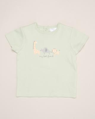 Rock a bye boutique H14301 * RBH14310 Giraffe Safari top and shorts with plushie (0-9 months)