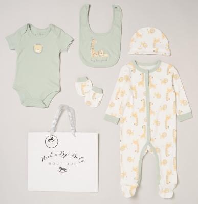 Rock a bye boutique H14348NB * RBH14348 "my best friend" 5 Piece Layette Set (Nb-6 months)