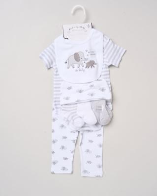 Rock a bye boutique H14380 * RBH14380 "Oh Baby" Elephant  10 piece  Set (NB-6 months)