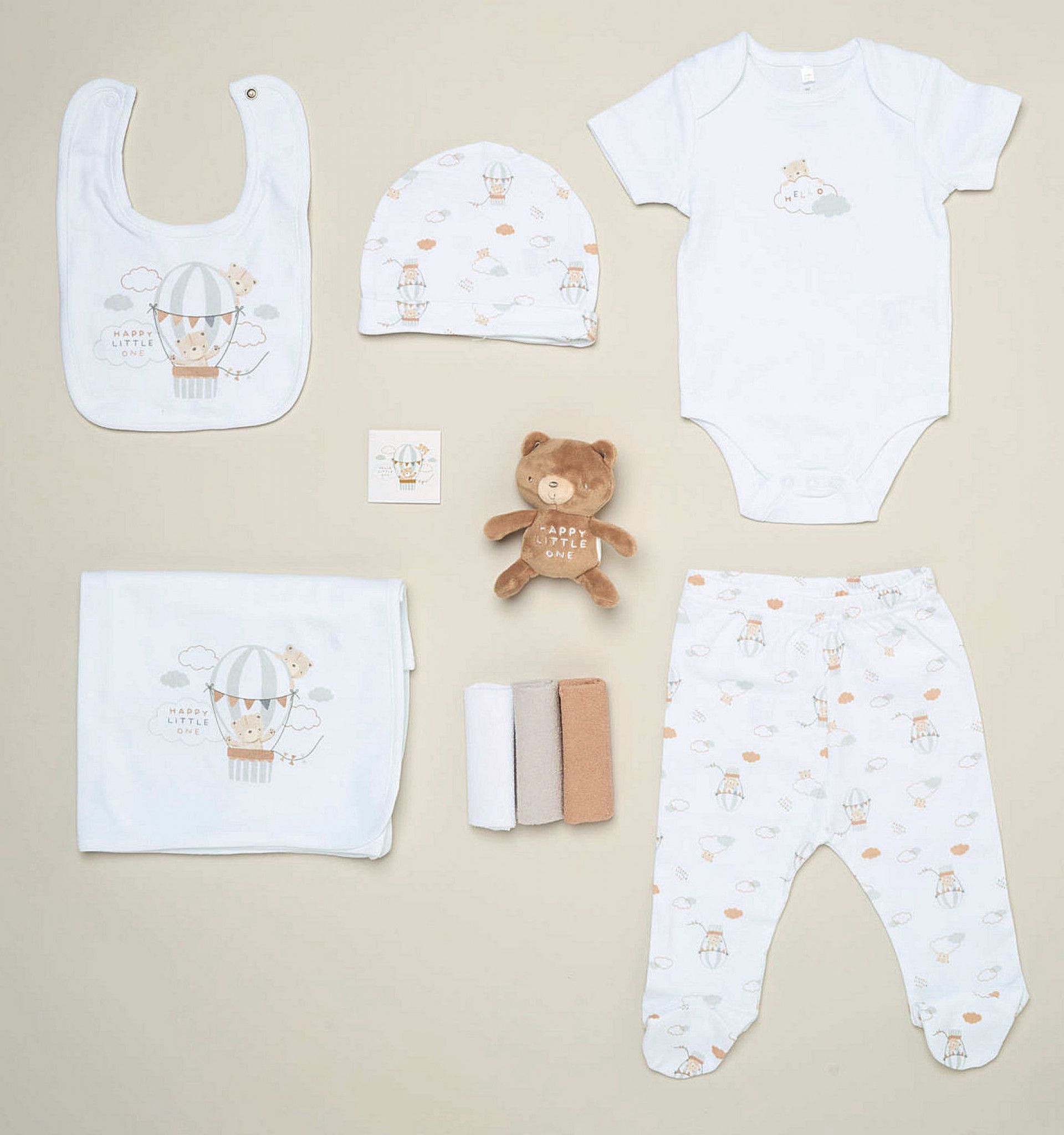 Rock a bye boutique H14856 * RBH14856 10 Piece Layette "Bear" (Newborn - 6 months)