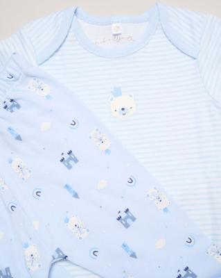 Rock a bye boutique H14873 * RBH14873 10 Piece Layette "Little Prince" (Newborn - 6 months)