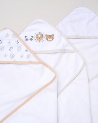 Rock a bye boutique H15012 * RBH15012 Hooded Towel and Wash Cloth Set "Animals"