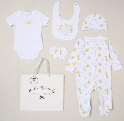 Rock a bye boutique H15045NB * RBH15045 "New Baby " 5 Piece Layette Set (Nb-6 months)