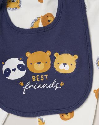 Rock a bye boutique H15089 * RBH15089 Best Firends Milestone 6 Piece Set (NB - 6m)