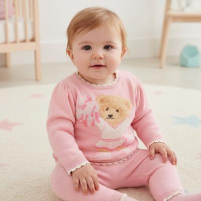 RBJ15523  True Knit Teddy Jumper & Trousers  ( 0-12 months)