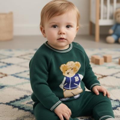 RBJ15729  True Knit Teddy Jumper & Trousers  ( 0-12 months)
