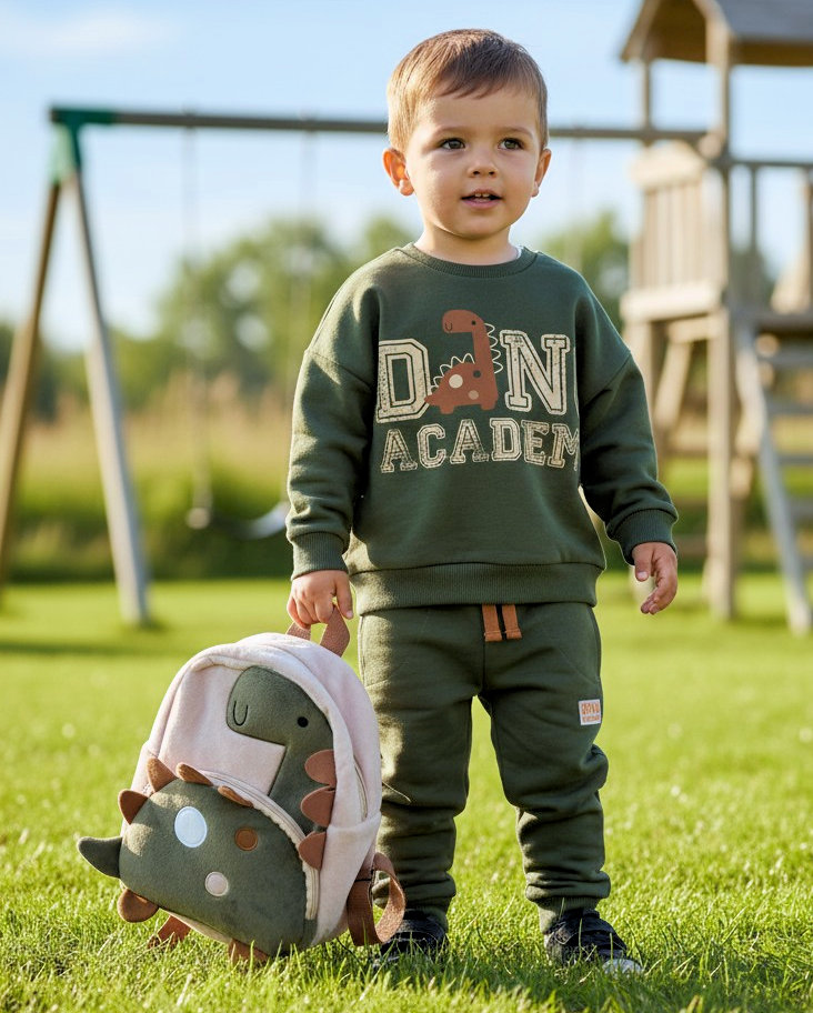 Lily &amp; Jack J16527 * LJJ16527 "Dino Acadamy" Top, Trousers and Backpack (2-4 years)