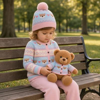 RBJ16741  True Knit Teddy Jumper & Trousers  (2-4 years)