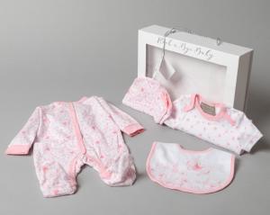 Rock a bye boutique T20752 5060286765968 RBBT20752 Boxed "Butterfly" Five Piece Set (0-3 months)