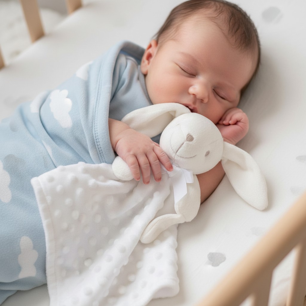 Rock a bye boutique W23873AW2024 5056623222140 RBW23873 White Bubble "Bunny" Comforter