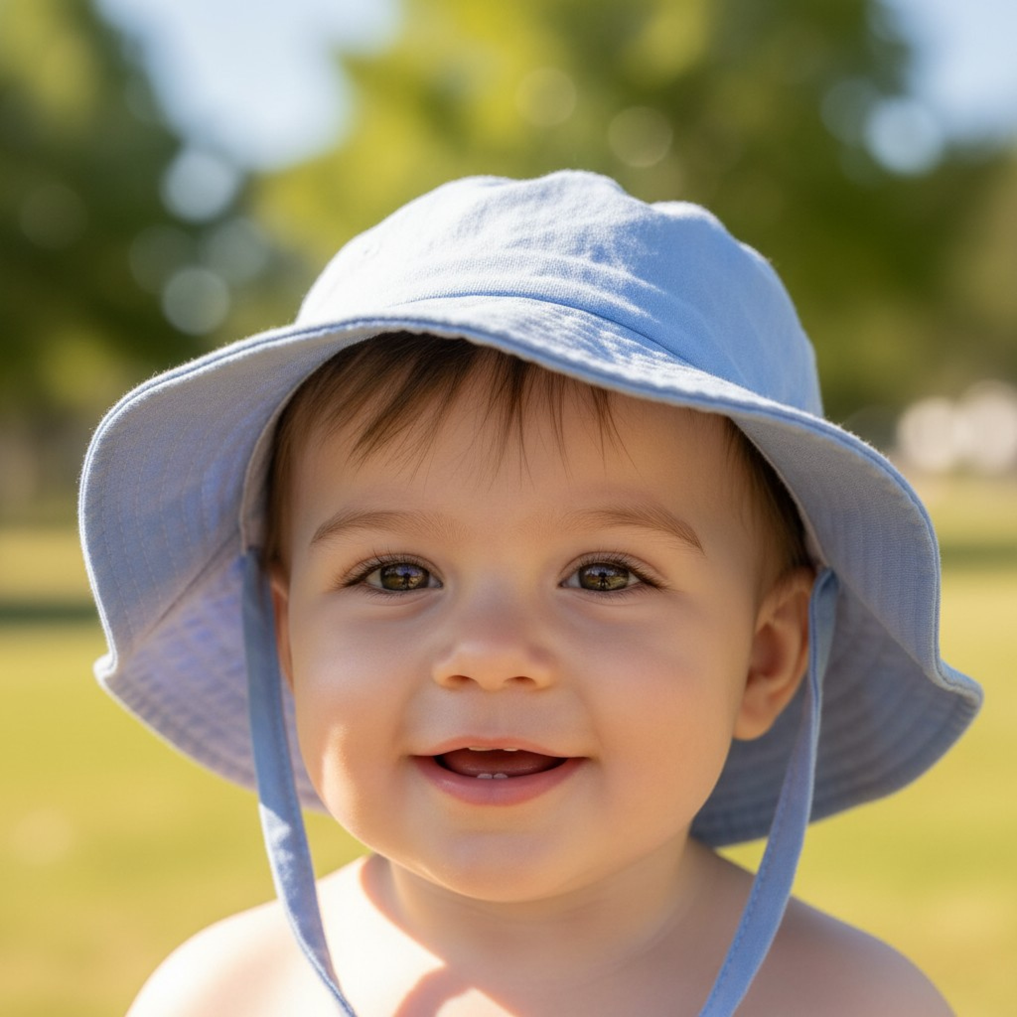 Snuggle Baby BW-0503-0632S 5035320626321 SB0503-632-S Sky Summer Hat (0-12 months)