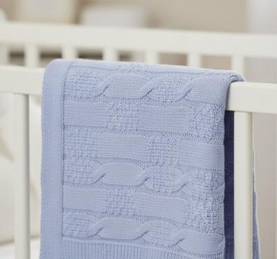 SB110-423-S Sky Cable Knit Shawl