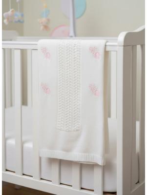 SB110-425P  Pink "Elephant" Shawl 