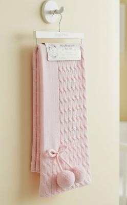 SB110-429P  Pink "Pom Pom" Shawl 