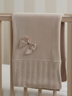 SB110-430T  Square Taupe Bow  Shawl 