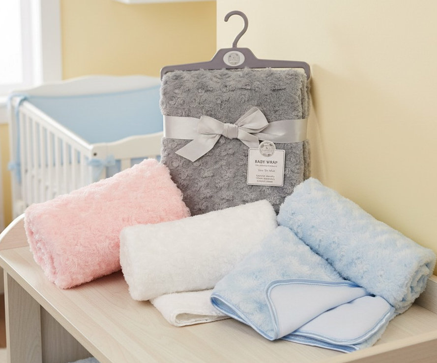 Snuggle Baby BW-112-1032S 5035320610320 SB112-1032S Sky Rosebud Wrap