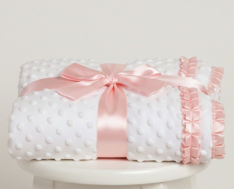 Snuggle Baby BW-112-2013P 5035320420134 SB112-2013-P Pink Layered Dimple and Satin Wrap