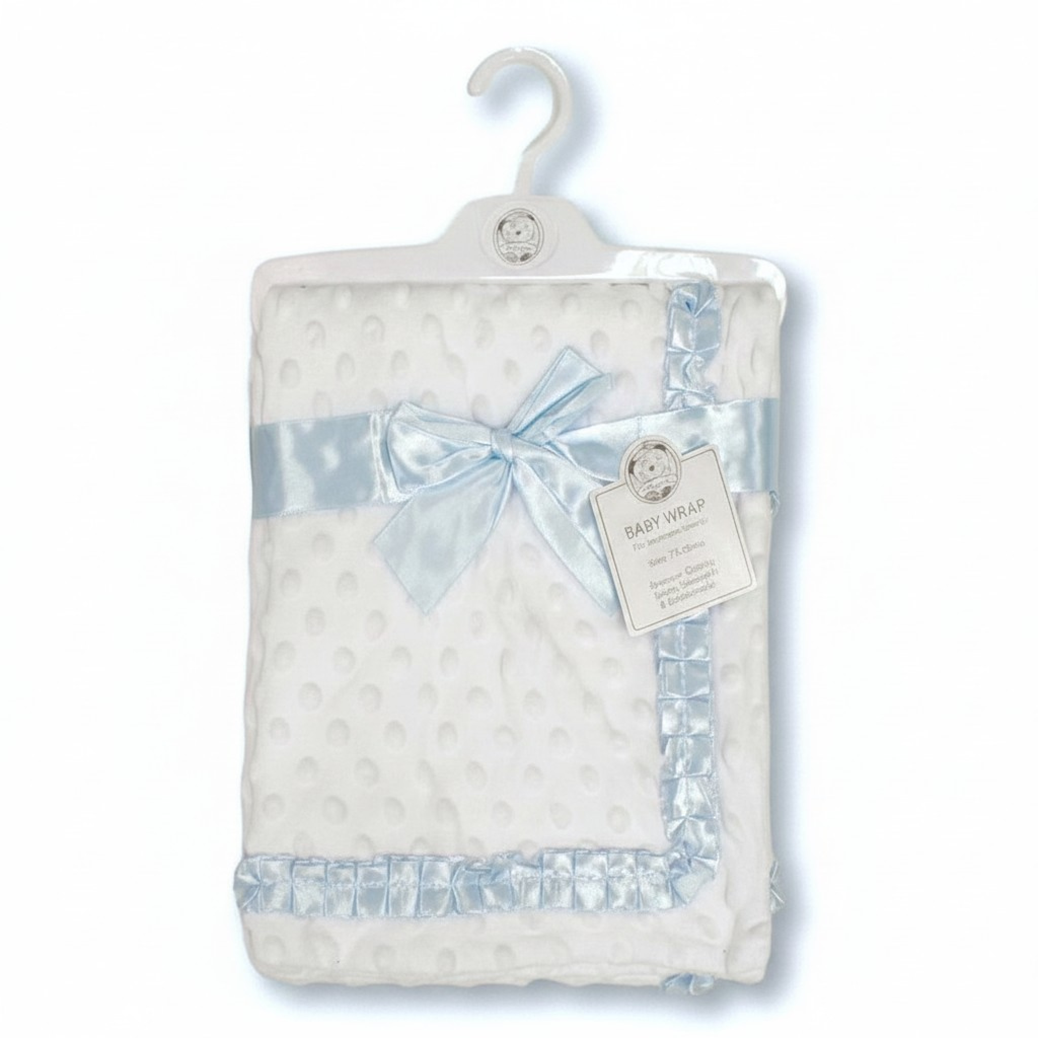 Snuggle Baby BW-112-2013S 5035320620138 SB112-2013S Sky  Layered Dimple and Satin Wrap