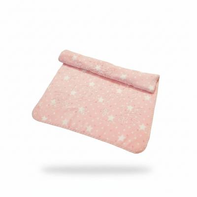 Snuggle Baby BW-112-1020P/S * SB112-2020A Boxed Embossed Pram Blanket (Choose Colour)