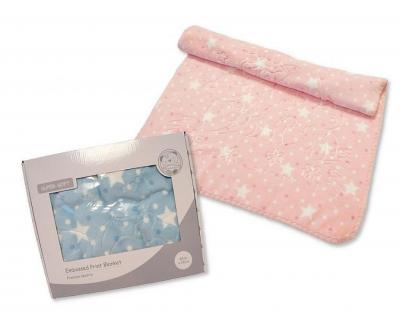 Snuggle Baby BW-112-1020P/S * SB112-2020A Boxed Embossed Pram Blanket (Choose Colour)