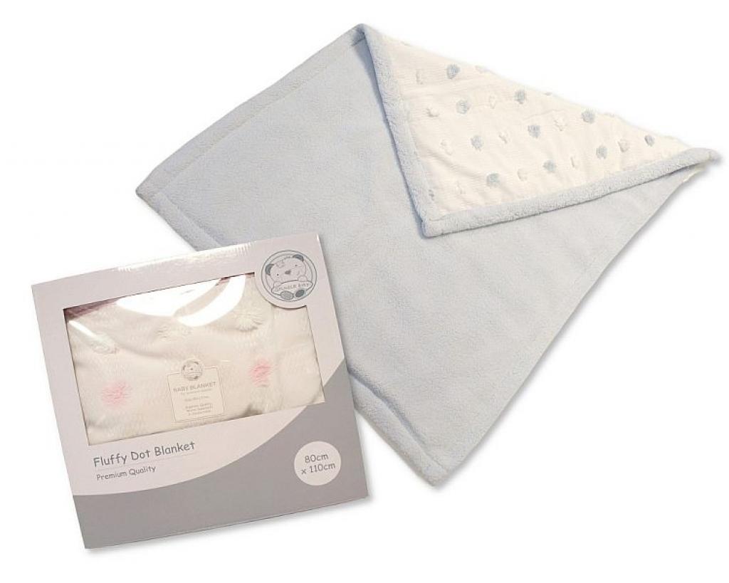 Snuggle Baby BW-112-1021P/S * SB112-2021 Dotty Pram Blanket (Choose Colour)