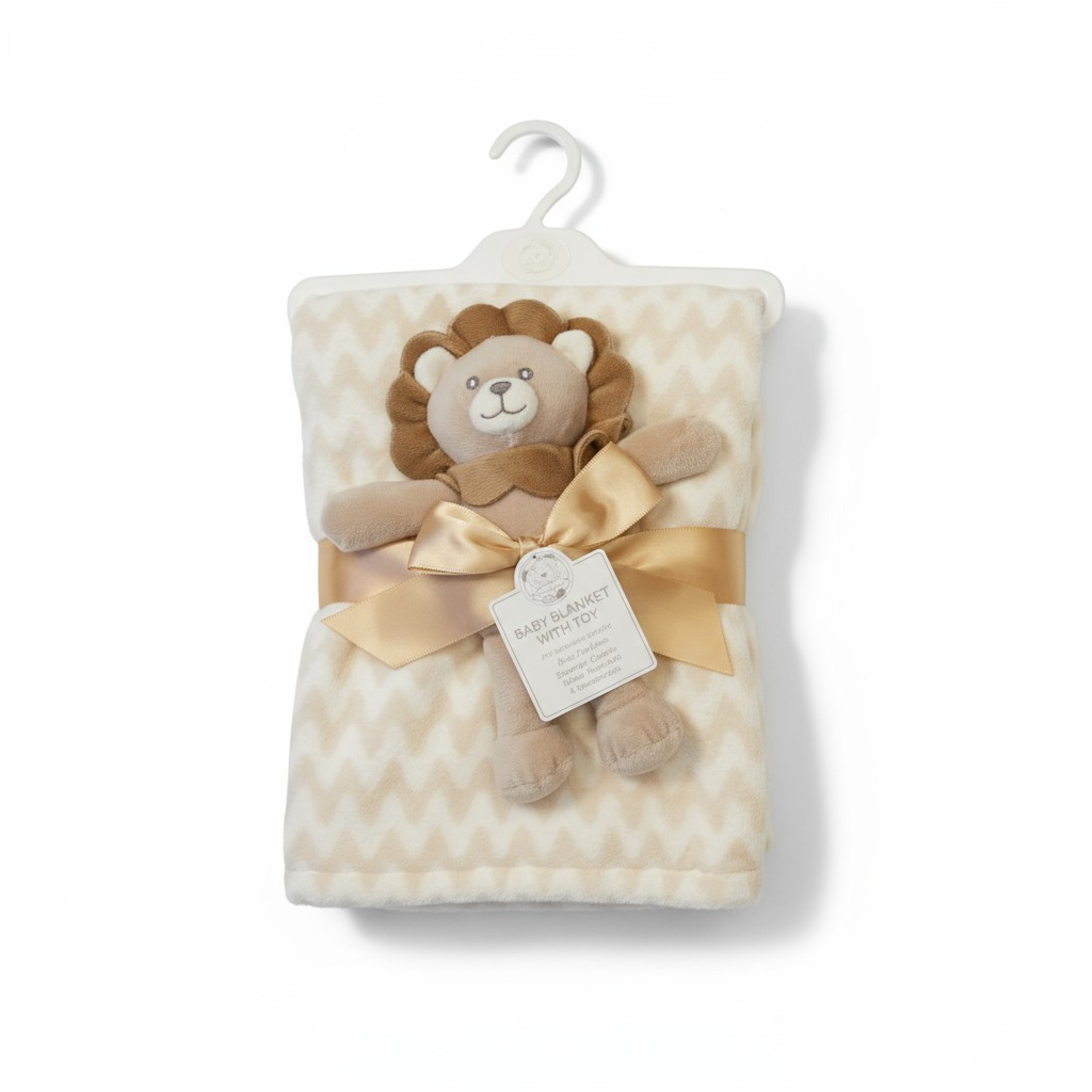 Snuggle Baby BW-112-2025 5035320220253 SB112-2025b Blanket with Lion Toy