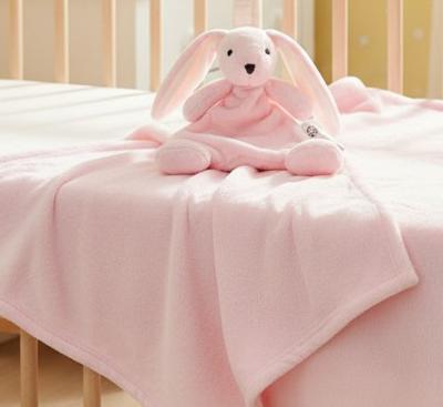 SB112-2043P  Pink Bunny Rabbit  Comforter & Blanket 