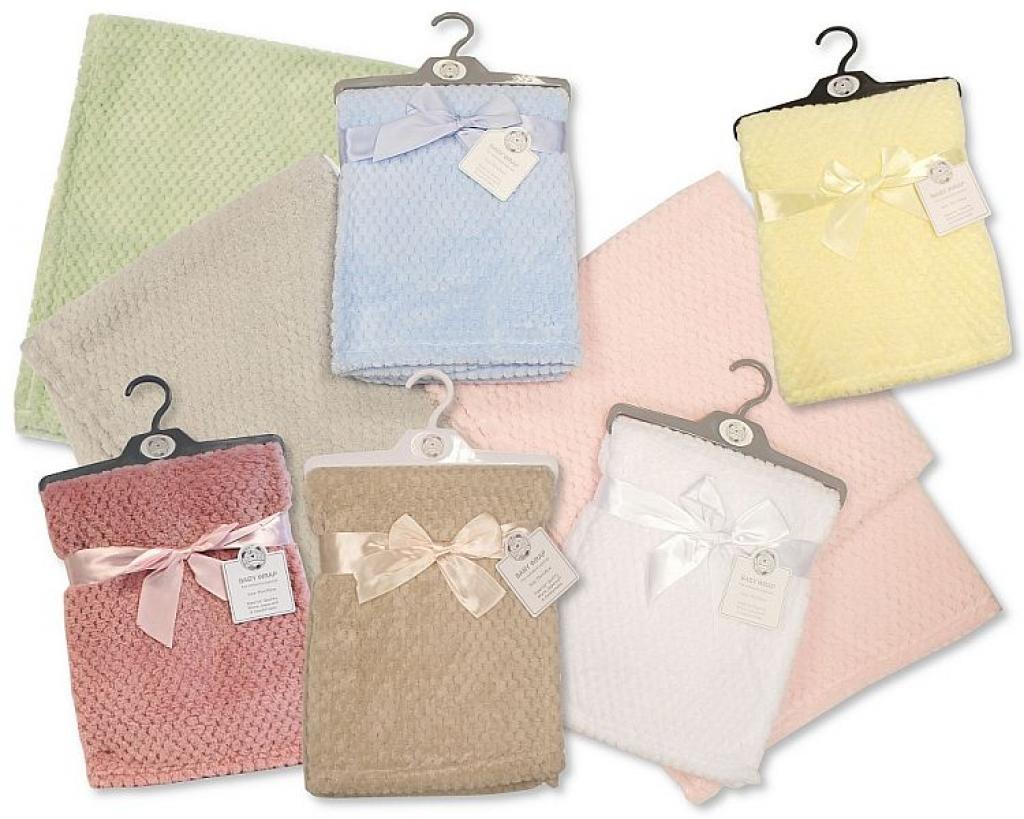 Snuggle Baby  Dusky Pink - 5035320029504, Grey - 5035320729503, Pink - 5035320429502, Sage Green - 5035320029504, Sky - 5035320629506, White - 5035320129501 SB112-950 Waffle Wrap (choose)