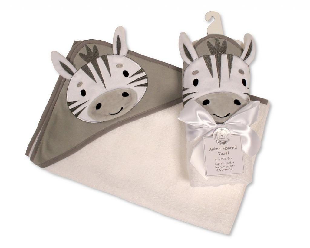 Snuggle Baby BW-120-024 5035320412047 SB120-024 "Zebra" Hooded Towel