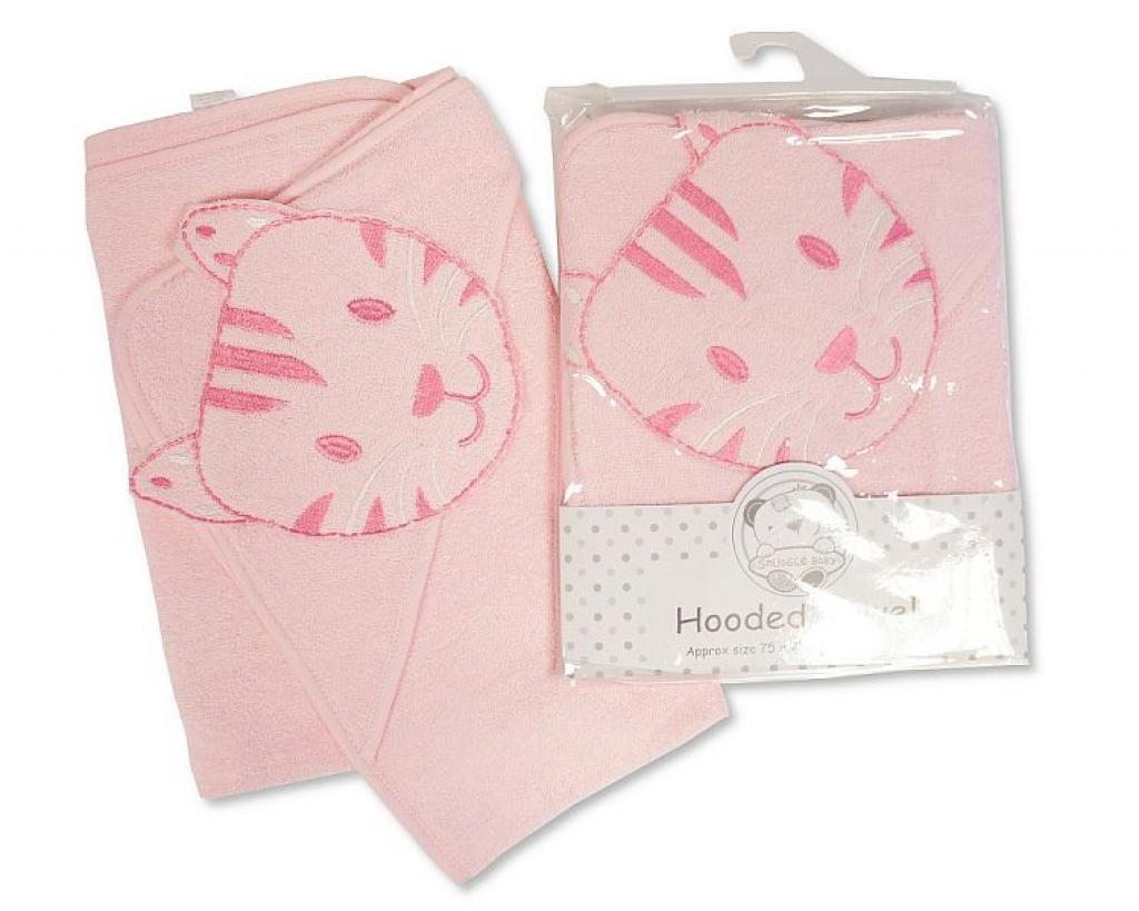 Snuggle Baby SB120-096 503532042096 7 SB120-096 "Cat" Hooded Towels