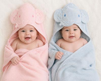 SB120-106PS  "Elephant" Hooded Towels  (Choose Colour)