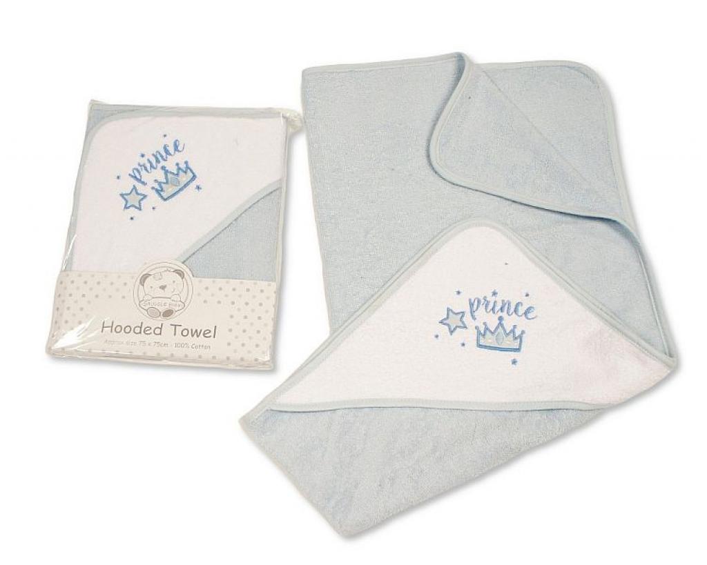 Snuggle Baby BW-120-111S 5035320612010 SB120-111S "Prince" Hooded Towels