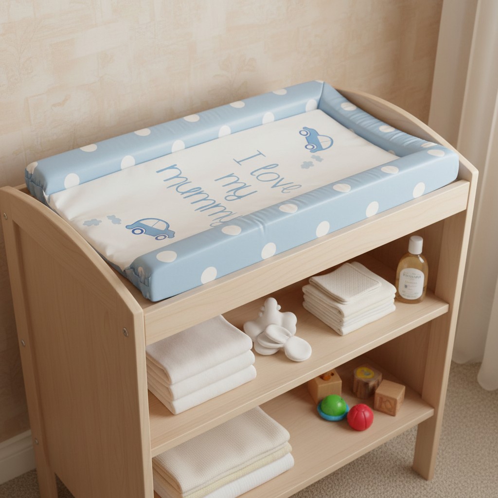 Snuggle Baby BH-18-0071S 5035320618715 SB18-0071-S Sky "I Love Mummy" Changing Mat