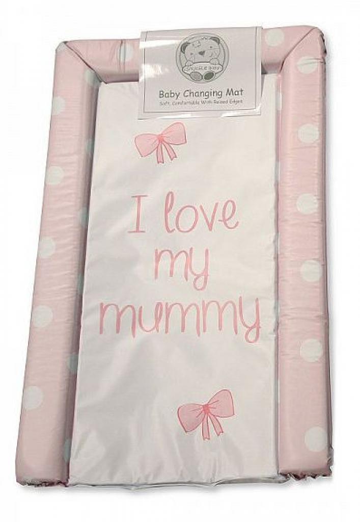 Snuggle Baby BH-18-0071P 5035320418711 SB18-0071P "I Love Mummy" Changing Mat