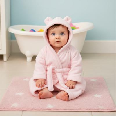 SB2020-2345P-06  Pink Dressing Gown Robe   (0-6 months)