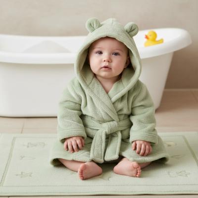 SB2020-2345SG-06  Sage Dressing Gown Robe   (0-6 months)