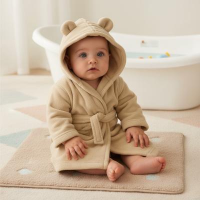 SB2020-2345T-36  Taupe Dressing Gown Robe   (3-6 months)