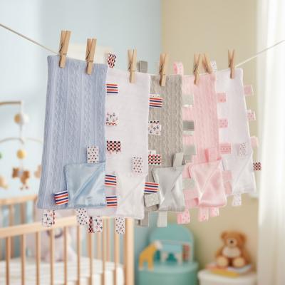 SB25-1173  Knitted Taggie Comforter  (Choose Colour)