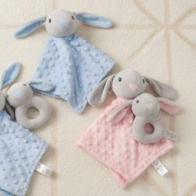 SB25-1246  Bunny Comforter and Rattle Set  (Choose Colour)